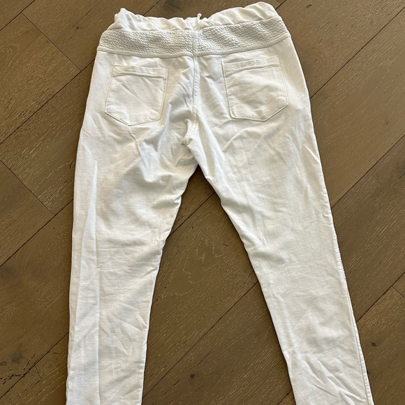 Venti6 White Textured Jogger Pants - Picture 5 of 5
